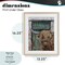 Stupell Industries Highland Cow by Barn Door Framed Print Under Glass, design by Jean Plout